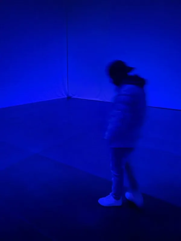 In the blue room