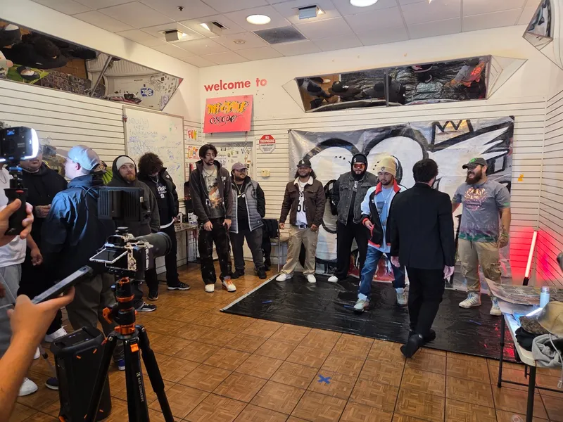 Cameras up in the room