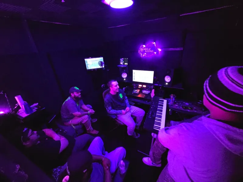 Gathered in at the desk