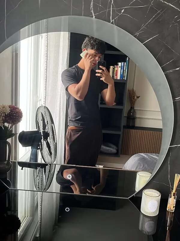 On the phone