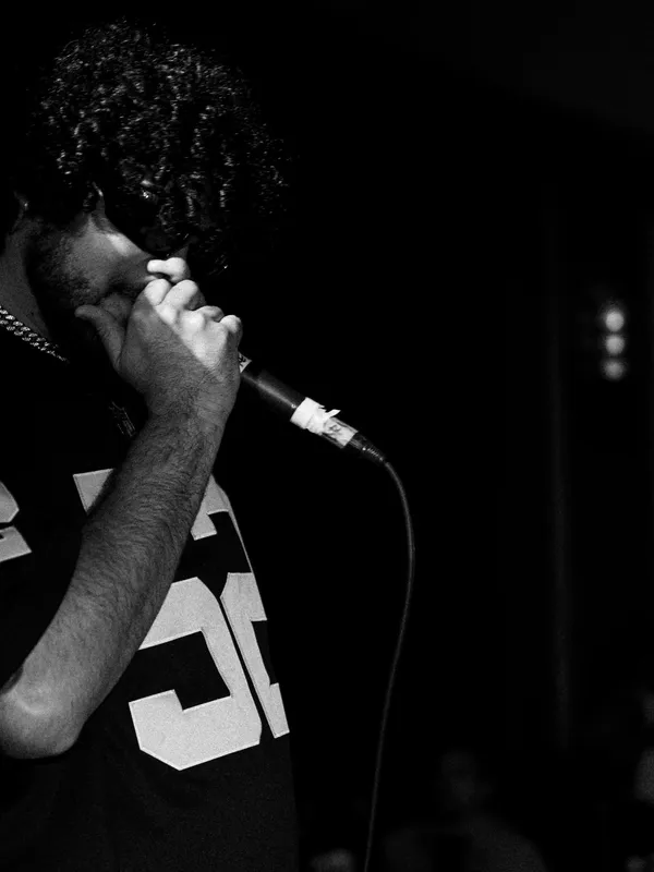 On the mic