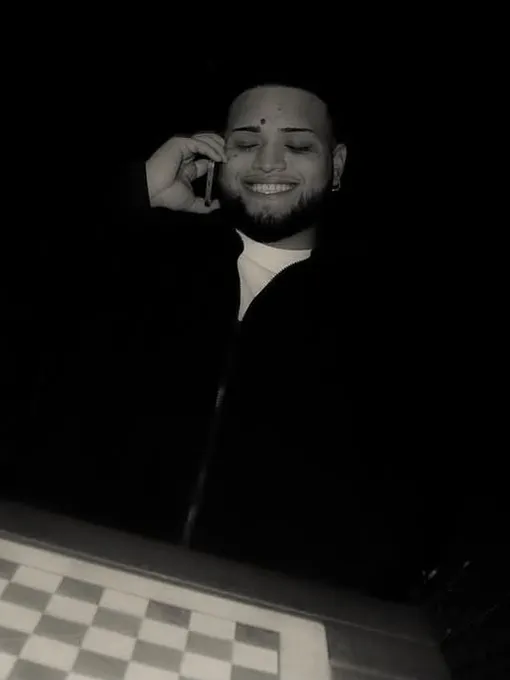 On the phone, late