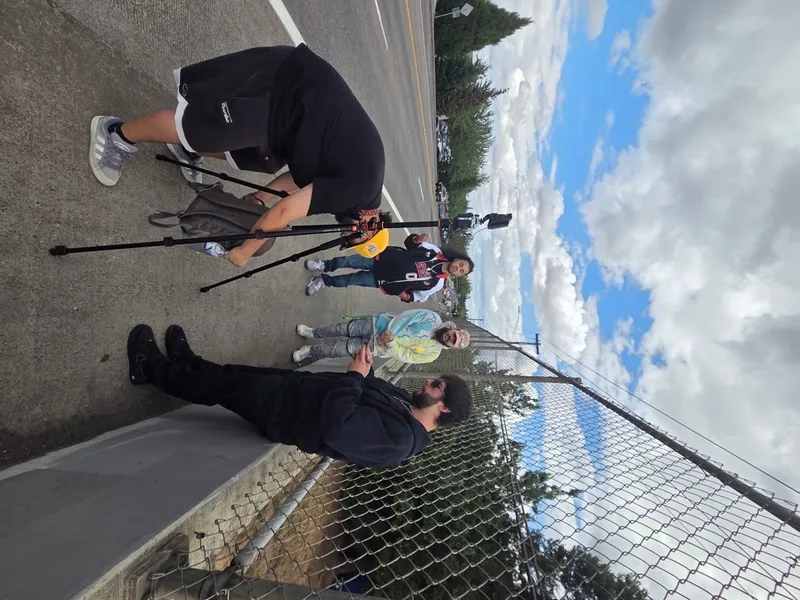 Shooting through the chain-link