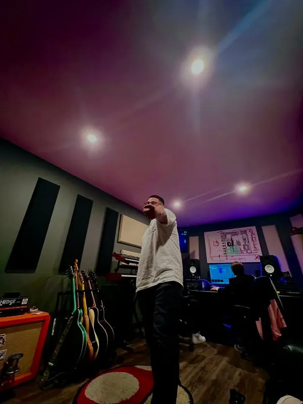 Recording in the booth